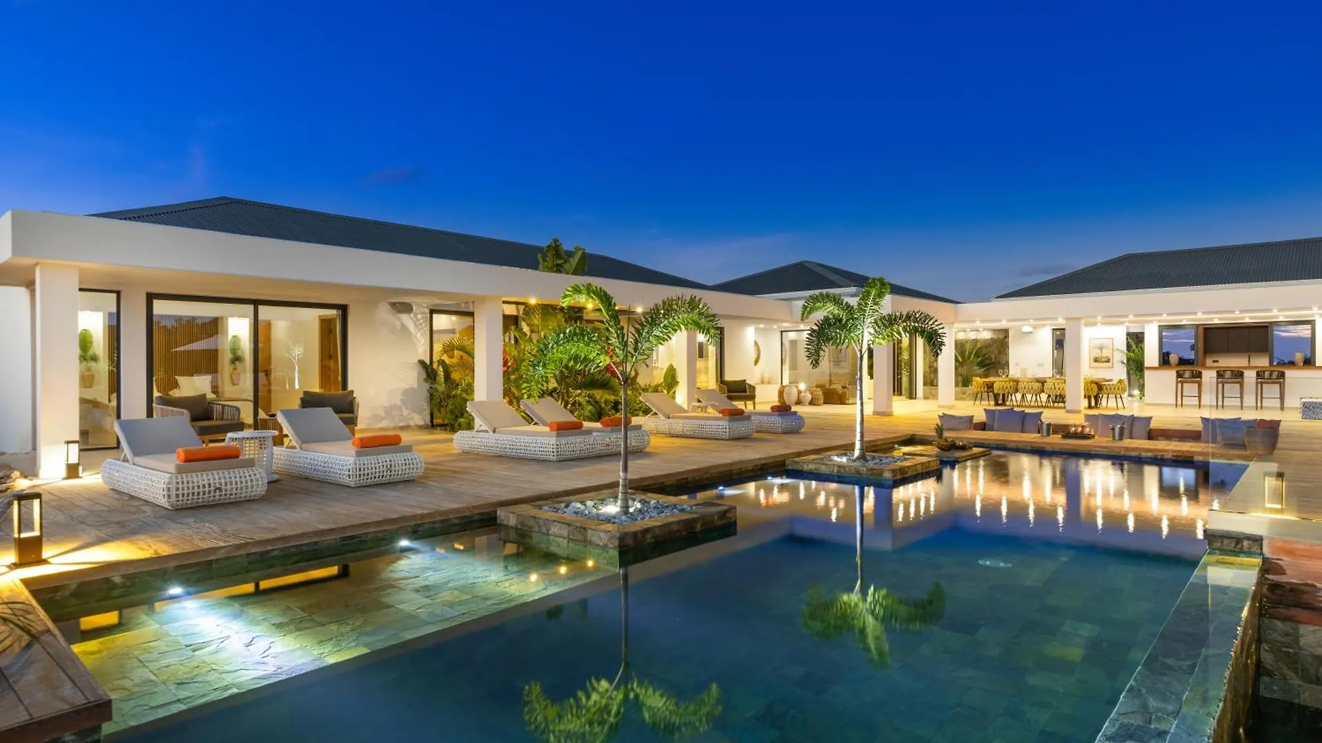 Luxury Villa Nuit Jade, Ocean View Escape Les Terres Basses